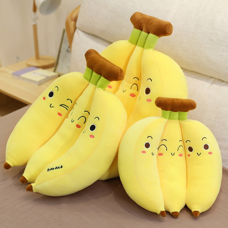 Banana de Pelúcia - Diversos Tamanhos